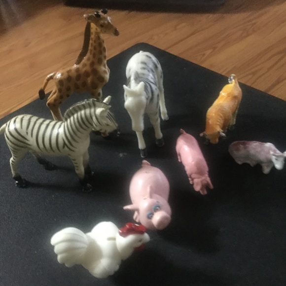 Vintage African Zebra,Giraffe And barnyard Animals - Picture 4 of 8